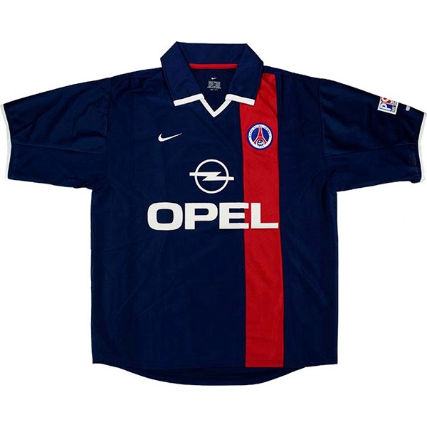 Tailandia Camiseta Paris Saint Germain 1ª Kit Retro 2001 2002 Azul